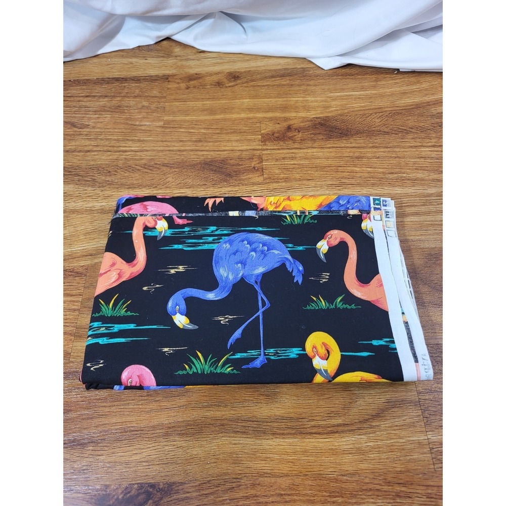 3 yds Cotton Fabric Cranston VIP Print Works Yardage Flamingos